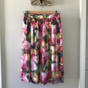 Leith Nordstrom floral skirt Spring SUMMER